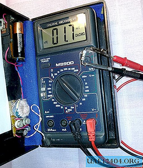 Battery powered multimeter 1.5 volt