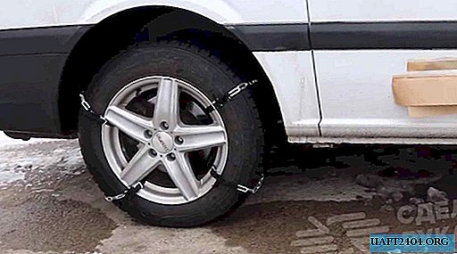 How to make snow chains on wheels in 15 minutes
