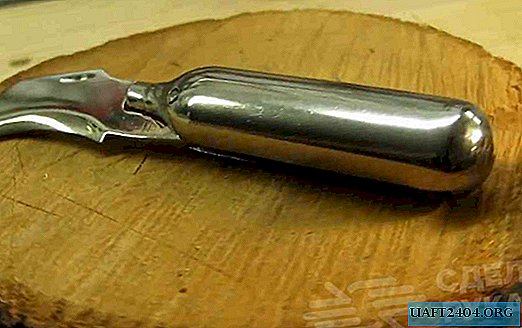 Cómo hacer un cuchillo plegable compacto con una lata de CO2