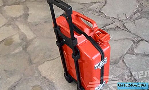 How to make a luggage suitcase from a 20 liter can