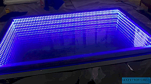 إنشاء مرآة LED ثلاثية الأبعاد