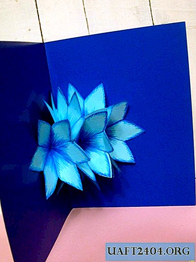 3D card with flowers