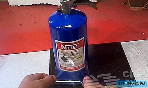 Atualização do extintor de incêndio para cilindro de óxido nitroso