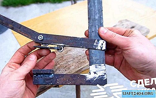 Do-it-yourself quick-clamp clamp from metal strips