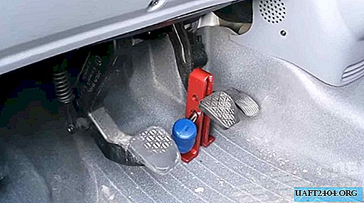 DIY brake pedal lock