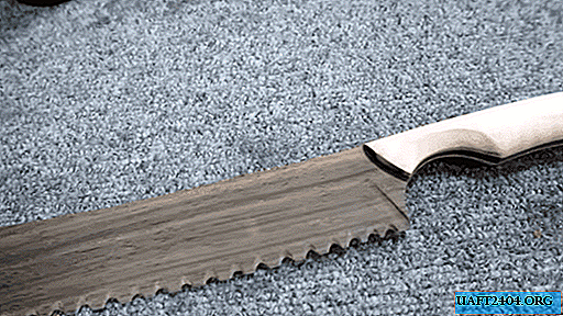 Gran cuchillo de madera para cortar pan
