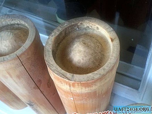 竹製ウォールランプ