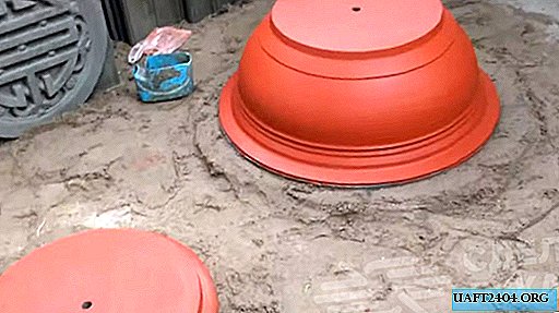 Do-it-yourself cement tank for garden plants