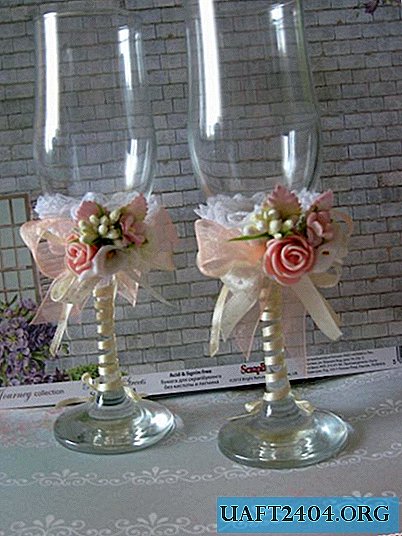 Wedding glasses decor