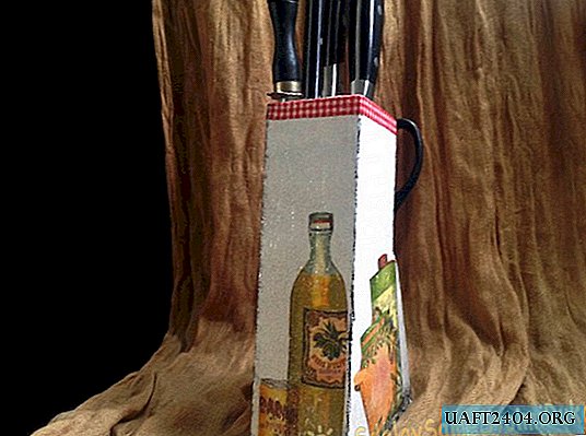 Decoupage Knife Stands