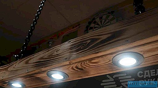 Do-it-yourself wooden pendant lamp