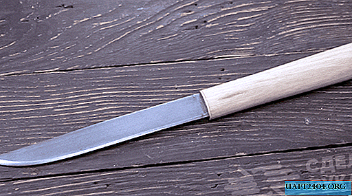 Fazendo uma faca japonesa com uma faca de cozinha velha