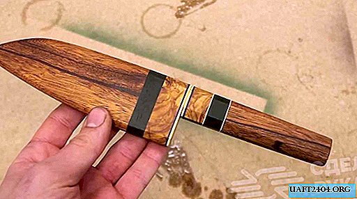 DIY wooden sheath for a knife