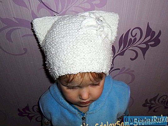 Chapéu infantil com orelhas
