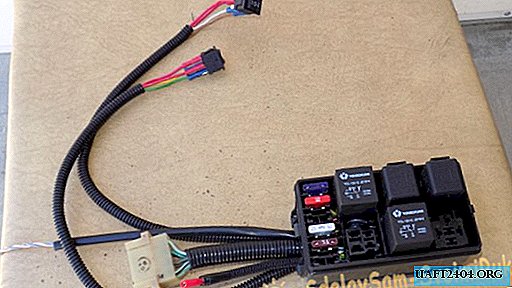 Add a relay block to the car: DRL, recorder, pneumatic signal