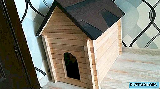 Caseta de madera maciza para mascotas