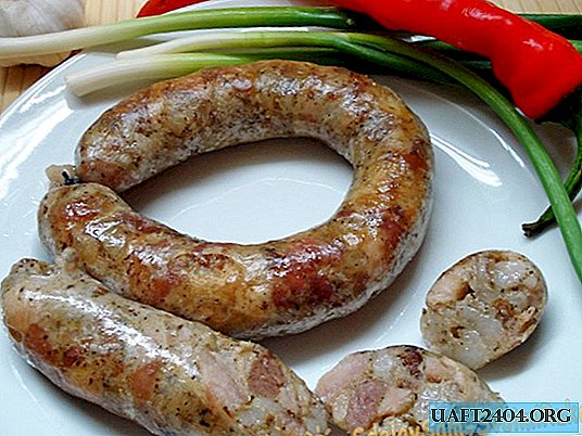 Homemade sausage