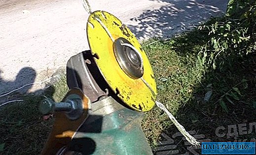 Lawn mower from grinder