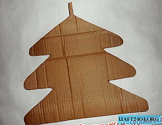 Cardboard Christmas tree