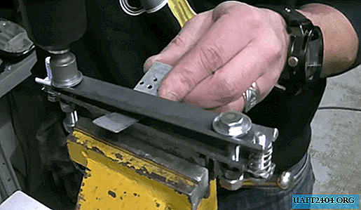 DIY garage bending machine from corners