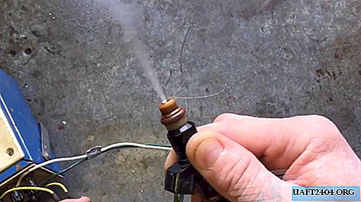 Garage method for washing fuel nozzles of a car