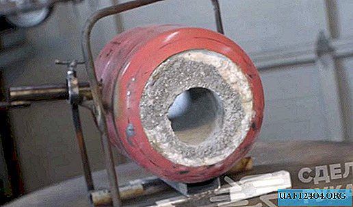 Gas forge forge from a cylinder