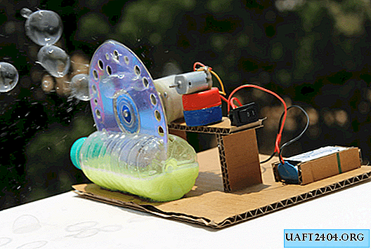 DIY soap bubble generator