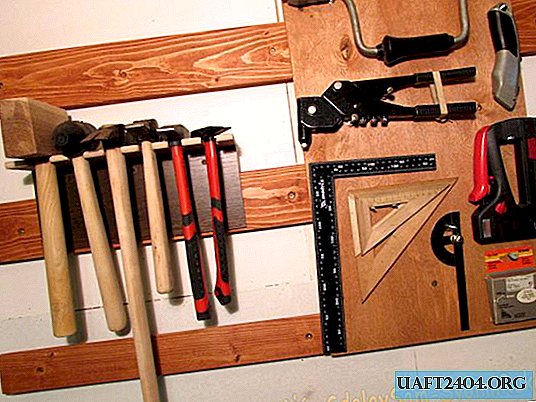 Rangement flexible des outils dans l'atelier à domicile
