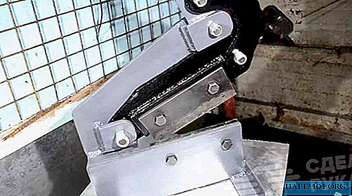 DIY-guillotin för skärning av plåt