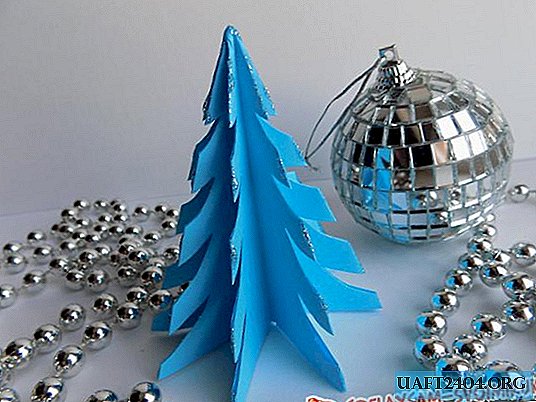 Christmas blue paper background