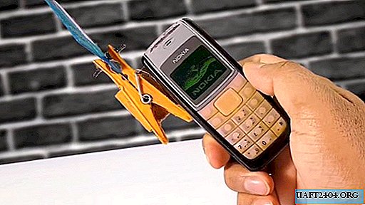 Sistem alarm GSM paling sederhana dari telepon lama