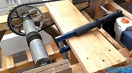 Idea for construction: a simple hoist made of an electric drill