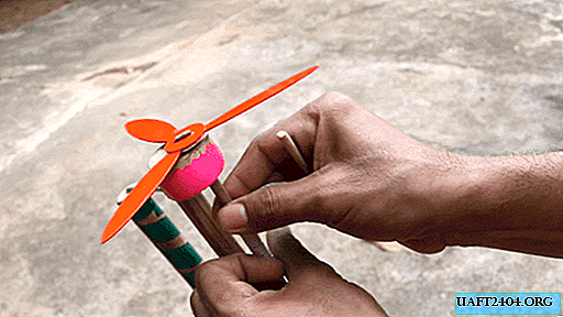 Brinquedo de helicóptero DIY
