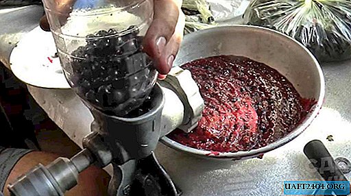 How to quickly twist berries in a manual meat grinder