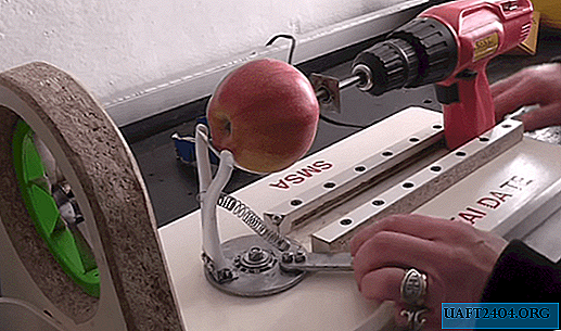 Como um italiano fez uma máquina de descascar maçãs