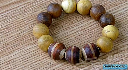How to make unusual wooden beads from wood