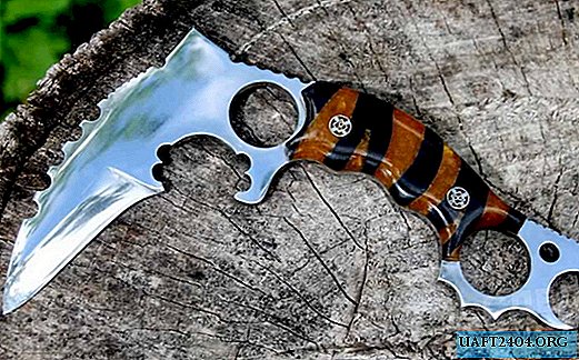 How to make a karambit knife from a disk harrow with your own hands