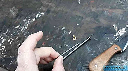 Hoe maak je mes handvat bevestigingsmiddelen van gewone nagels