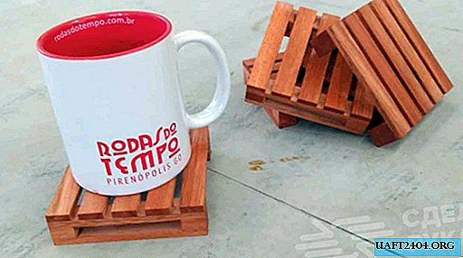 How to make wooden mug stands in the form of pallets