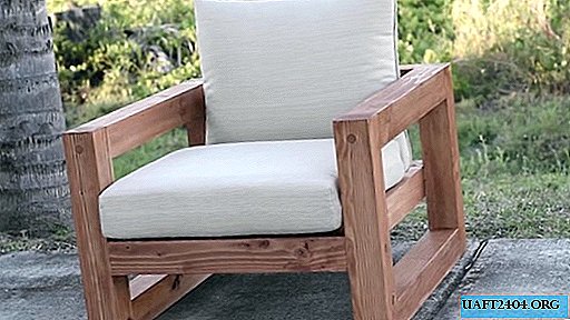 Como fazer uma cadeira moderna de cabana de verão com suas próprias mãos