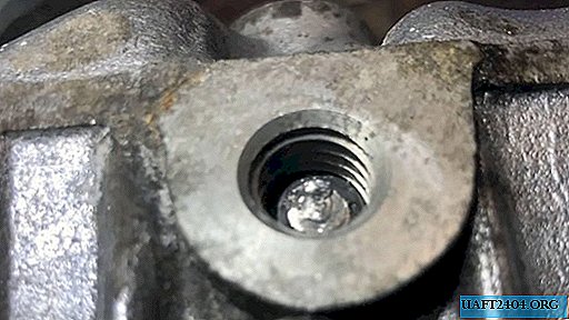 How to remove a broken bolt or stud from a deep hole