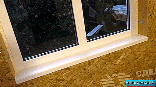 How to easily and quickly install a PVC windowsill yourself