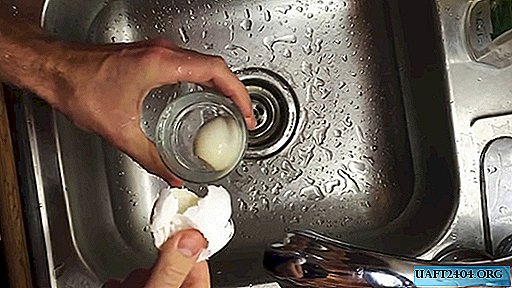 Cara mengupas telur rebus, hack hidup untuk semua orang