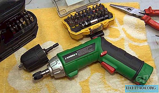 How can I modify a cordless electric screwdriver