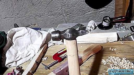 How to firmly put a hammer on a handle without a wedge