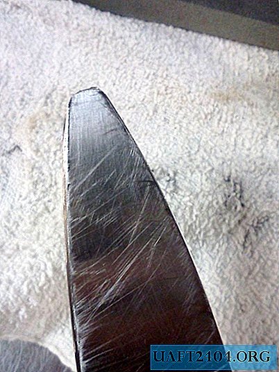 Cómo reparar un cuchillo de cocina con una nariz rota (punta)