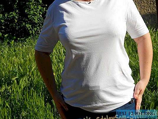 How to convert a men's t-shirt into a women's