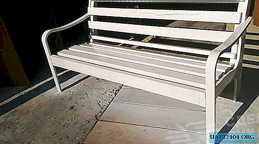 How to remake an old chair in a bench or sofa