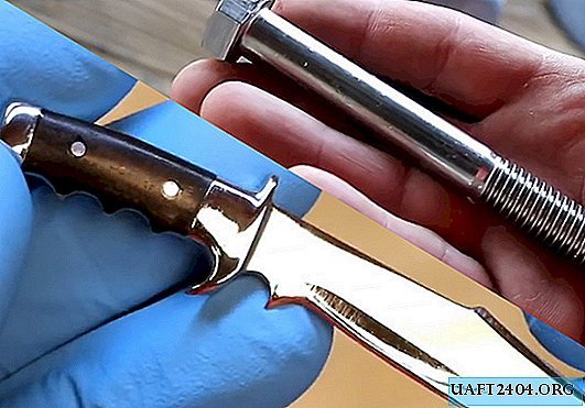 How to turn a bolt into a beautiful small souvenir hunting knife