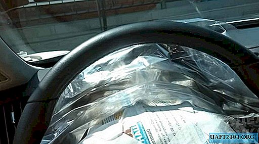 How to tidy up the steering wheel leather braid